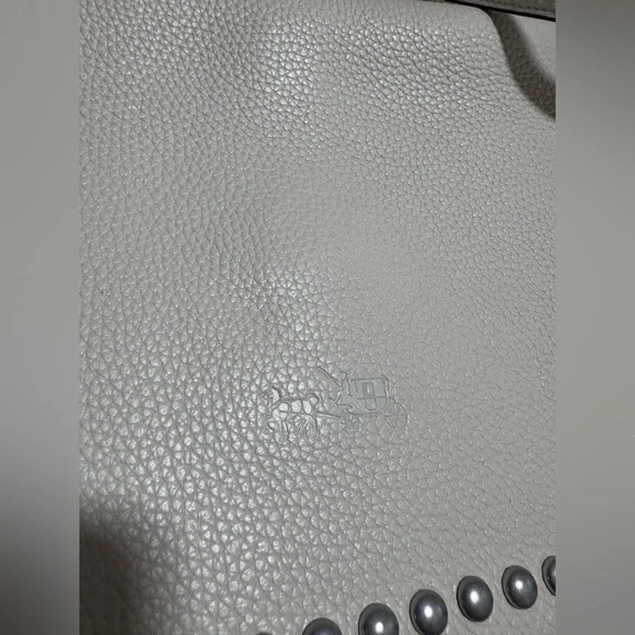 Coach Dakotah Leather Crossbody White Studded Women's Bag - Picture 6 of 6